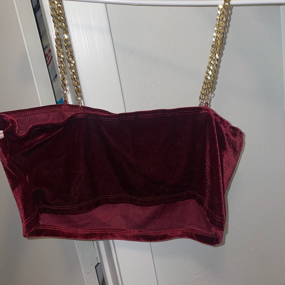 burgundy and gold